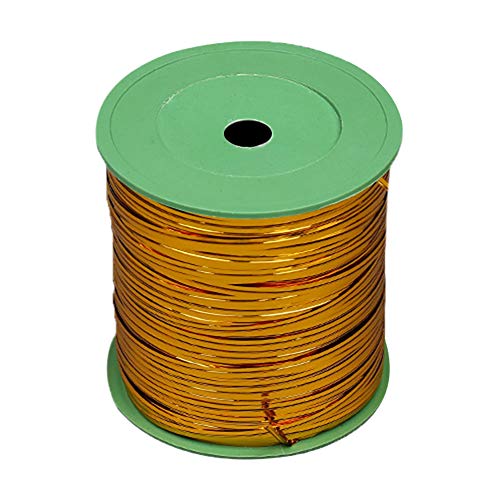 XFentech Twist Ties - Hierro de Alambre Cierre de Torsion de Corbata Bolsa de Lollipops Dulces Galleta, Dorado, 360m