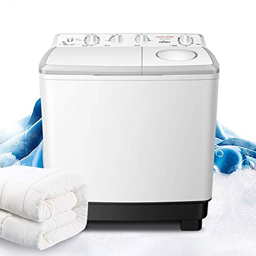 XIAOFEI Lavadora Tina Doble 14 Kg Lavadora SemiautomáTica, Carga Superior Semi AutomáTica Tina Doble