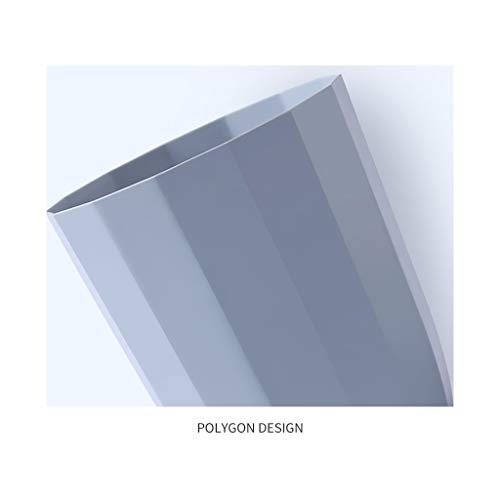 Xiaokeai Papeleras Bote de Basura pequeño, Rectangular, Minimalista y Moderno, baño vestidor, Cocina, Oficina en casa, Papelera Durable Hermosa y Duradera (Color : White)