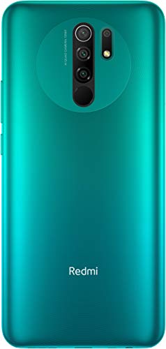 Xiaomi Redmi 9 - Smartphone con Pantalla FHD+ de 6.53" DotDisplay, 4 GB y 64 GB, Cámara cuádruple de 13 MP con IA, MediaTek Helio G80, Batería de 5020 mAh, 18 W de Carga rápida, Verde