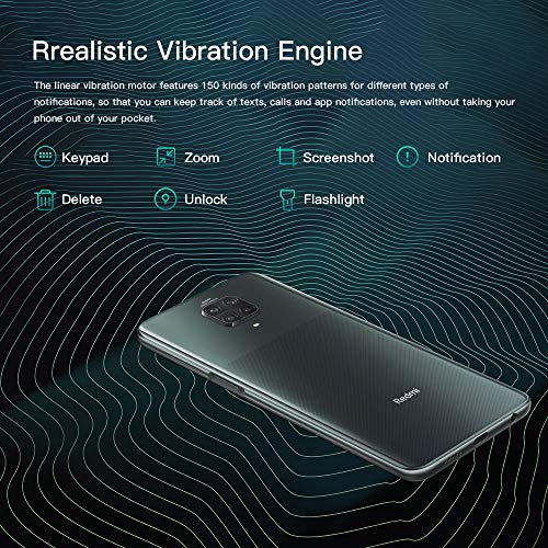 Xiaomi Redmi Note 9 Pro Teléfono 6GB RAM + 128GB ROM, 6,67" Pantalla Completa, Procesador Snapdragon 720G Octa-Core, 16MP Frontal y 64MP + 8MP + 5MP + 2MP AI Quad Cámara Trasera Versión Global (Gris)