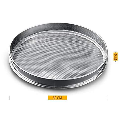 XIMULIZI 30 cm de diámetro 5 Capas de Acero Inoxidable Inteligente del procesador deshidratador de Alimentos para Mascotas Alimentos Secador de Vapor de Cocina Verduras asadas y Frutas Frescas Horno