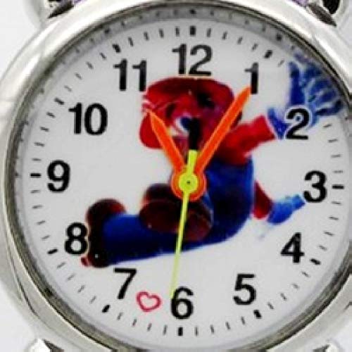 XINFA Reloj Super Mario NUEVOS Estudiantes Llegan Relojes 1 unids / Lote Reloj de Dibujos Animados de Super Mario al por Mayor, Precio de fábrica de niños de Cuarzo 3D para niños