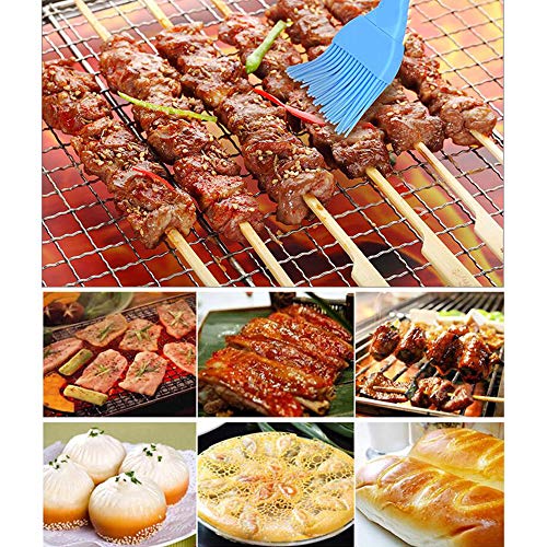 Xinlie Cepillo para Hornear de Silicona Cepillo de Cocina para Hornear Repostería Aceite Barbacoa Cocina Cepillo de Silicona Cepillo de Cocina Resistente al Calor, Suave y Duradera, (5 Piezas)