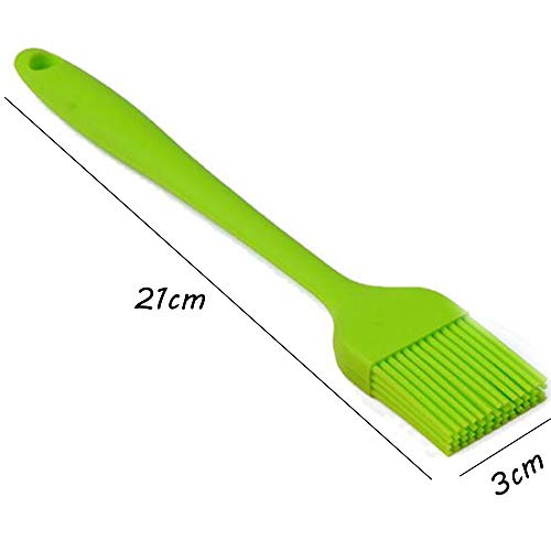 Xinlie Cepillo para Hornear de Silicona Cepillo de Cocina para Hornear Repostería Aceite Barbacoa Cocina Cepillo de Silicona Cepillo de Cocina Resistente al Calor, Suave y Duradera, (5 Piezas)