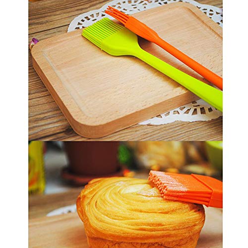 Xinlie Cepillo para Hornear de Silicona Cepillo de Cocina para Hornear Repostería Aceite Barbacoa Cocina Cepillo de Silicona Cepillo de Cocina Resistente al Calor, Suave y Duradera, (5 Piezas)