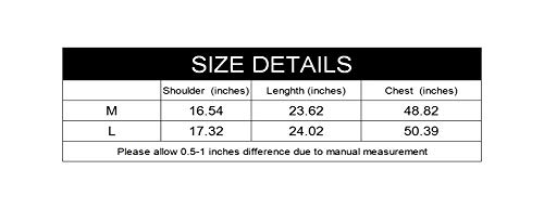 XinXinFeiEr La Motocicleta de Las Mujeres Chaleco De Algodón Suelta De Algodón Clip De Bolsillo Grande Significativamente Syouma Equipada Medio (Color : Black, Size : M)