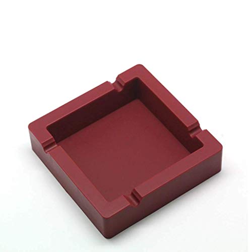 XJJZS Cenicero de Silicona, Caucho de Silicona de Alta Temperatura Resistente al Calor, Cenicero de diseño Redondo Durable (Color : C)
