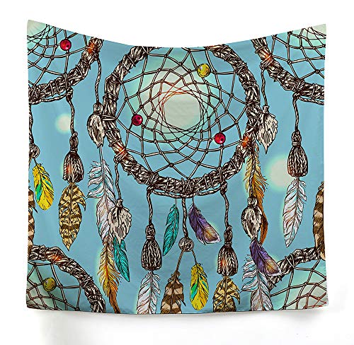 xkjymx Tela Colgante Tela Decorativa Dream Catcher Estampado Tapiz Foto 5 150X130cm