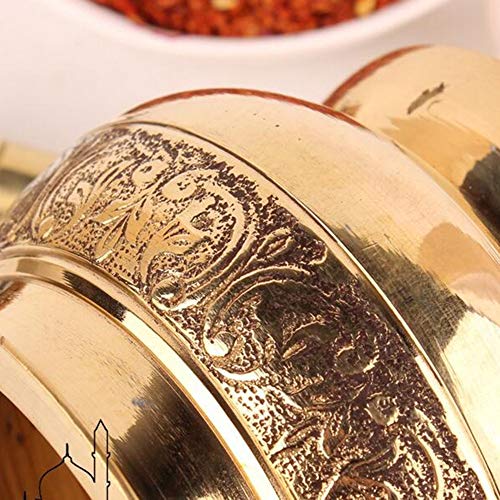 XLY El Ajo Molinillo De Olla Hierba, Mortero De Granito con Su Correspondiente Mano Pedestal De Bronce Cocina Tazón Regalo Mortero Y Maja Conjunto Inicio Gallo Pot Molienda De Maceración,1