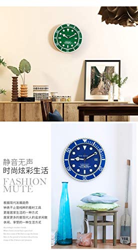 XMBT Despertador Digital con Pilas,Reloj de Pared con Marco Elegante y Moderno Marco Familiar y Pieza de Tiempo Reloj de Pared silencioso no，Size:14inch