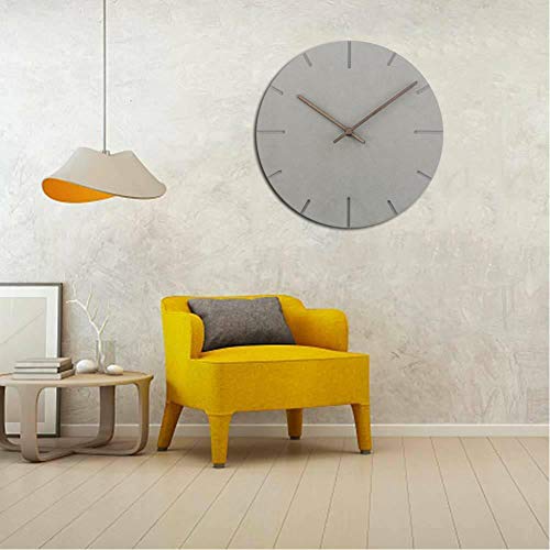 XMBT Reloj de Pared silencioso para el hogar,Relojes de Pared silenciosos Relojes de Pared Decorativos silenciosos Que Funcionan sin Pilas Reloj Decorativo Reloj de Pared clásico Retro