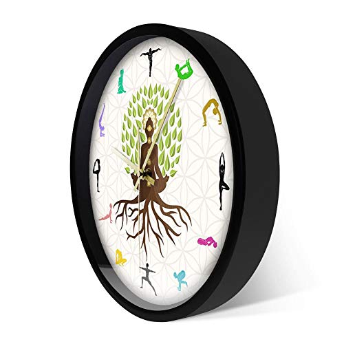 XMBT tictac Reloj de Pared Universal Movimiento de Cuarzo,Cocina Sala de Estar Interior Relojes Decorativos Relojes Decorativos de Pared sin Marco Modernos e innovadores Reloj con Pilas