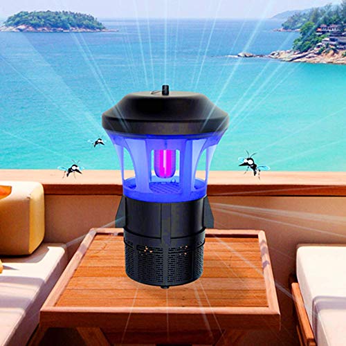 XMY Ganadería Ventilador UV cultiva lámparas de Mosquitos Brillante Camiseta Soporte de cinturón Interior y Exterior Mosquitocide