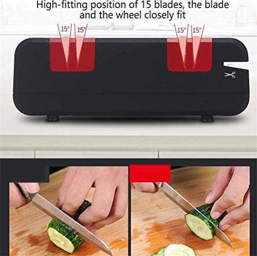 XMYL Afilador De Cuchillos Eléctrico, Multifuncional Afilador 4 En 1 Afilado De La Máquina para Cuchillos Destornilladores De Tijera