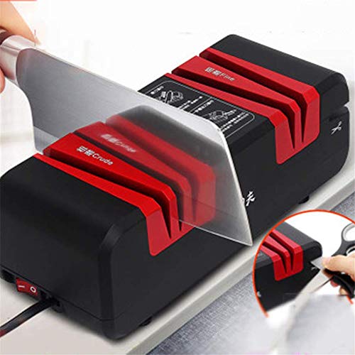 XMYL Afilador De Cuchillos Eléctrico, Multifuncional Afilador 4 En 1 Afilado De La Máquina para Cuchillos Destornilladores De Tijera