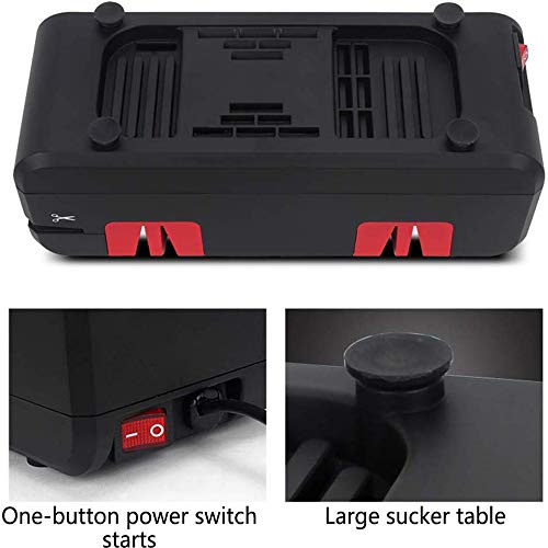 XMYL Afilador De Cuchillos Eléctrico, Multifuncional Afilador 4 En 1 Afilado De La Máquina para Cuchillos Destornilladores De Tijera