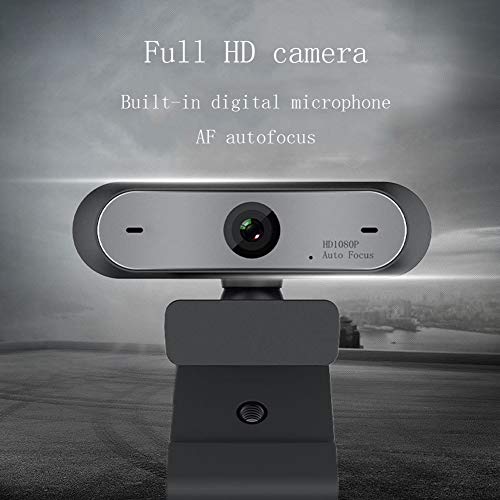 XY-M Webcam Full HD,con Enfoque Automático Y Micrófono De Reducción De Ruido,Diseño Plegable, Giratorio De 360 Grados,para Reunión,Curso por Internet,Grabación, Clase En Línea