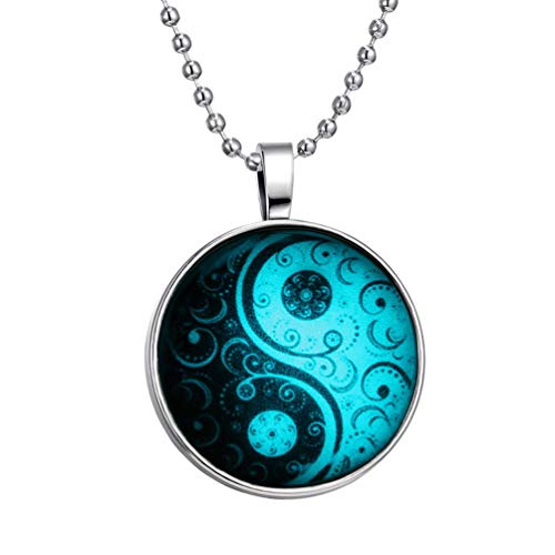 XYEQZ Halloween del Collar Luminoso Creativo, Navidad Que Brilla Intensamente Cadena De Clavícula, Crepúsculo Collar, Joyería De Halloween