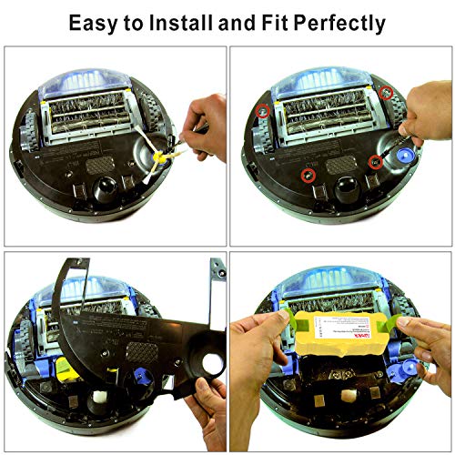 YABER Batería para iRobot Roomba 4500mAh Ni-MH Bateria Compatible con iRobot Roomba Series 550 620 630 650 770 500 600 700 800