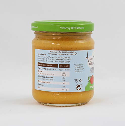 Yammy, Pack Potitos Comida (Verduras, Pollo, Ternera y Lubina) - 12 de 195 gr. (Total 2340 gr.)