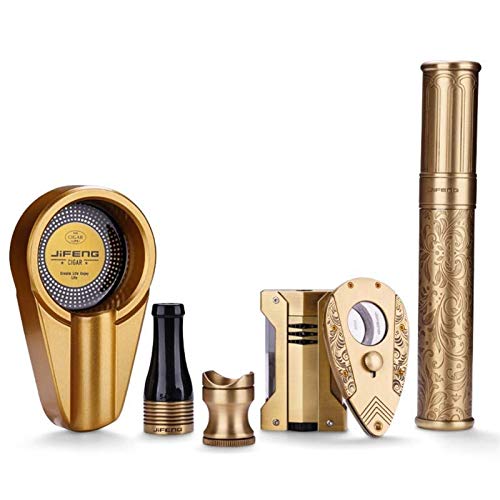 YASE-king de la Caso cigarro cenicero del cigarro, la Personalidad Creativa de Tendencia Metal Humo Comedero, Caja de múltiples Funciones del Cigarrillo y Tabaco Clip decoración, Fumador