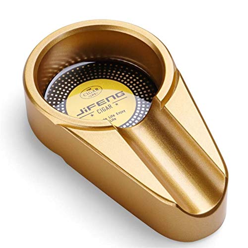 YASE-king de la Caso cigarro cenicero del cigarro, la Personalidad Creativa de Tendencia Metal Humo Comedero, Caja de múltiples Funciones del Cigarrillo y Tabaco Clip decoración, Fumador