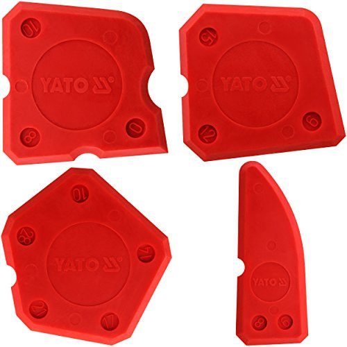 Yato YT-5261 - Kit de espátulas para silicona 4pza Yato