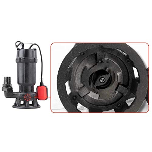 YATO YT-85350 - Bomba sumergible con tocador para agua sucia, 750w