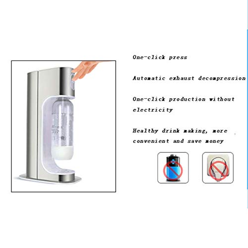 Ybzx Sistema de Bebidas, Agua con Gas y máquina de Soda Una Nueva Forma de Usar con Gas Ingredientes Naturales Frescos