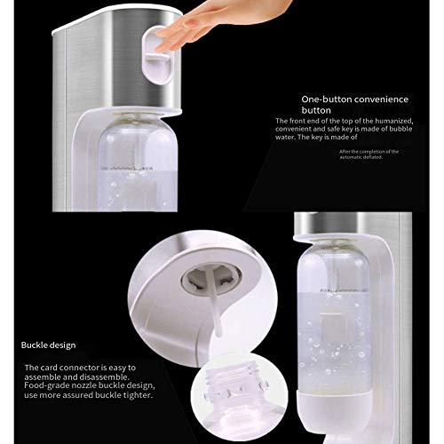 Ybzx Sistema de Bebidas, Agua con Gas y máquina de Soda Una Nueva Forma de Usar con Gas Ingredientes Naturales Frescos