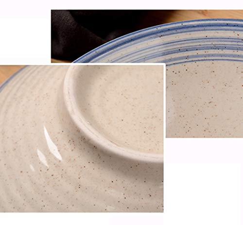 ycdcj Bowl cerámica tazón de cerámica Japonesa, Cubo Retro Bowl Big Bowl Noodle Bowl hogar Bowl Restaurant, Restaurante, menaje, Comercial al por Mayor