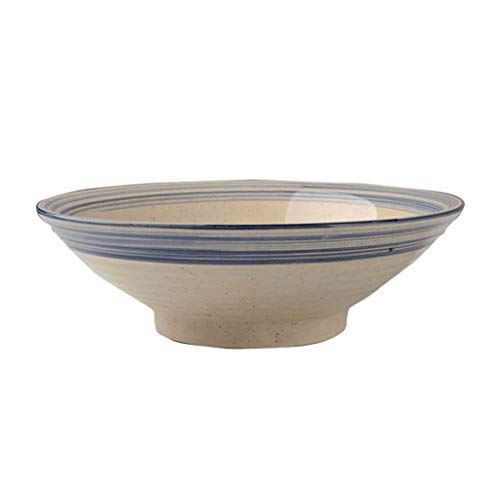ycdcj Bowl cerámica tazón de cerámica Japonesa, Cubo Retro Bowl Big Bowl Noodle Bowl hogar Bowl Restaurant, Restaurante, menaje, Comercial al por Mayor