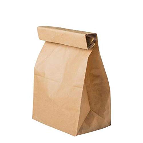 Yearol K12 200 bolsas papel kraft marrón 28*18*11 Para bocadillos, sandwich, merienda, palomitas, croissant, churros, chuches, regalo, alimentos, panadería, bollería, manualidades, cumpleaños, fiestas
