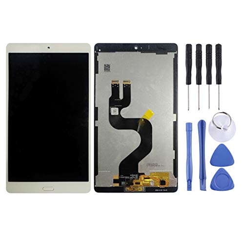 YGL Pantalla LCD ensamblada Kit de reemplazo de Pantalla Pantalla LCD y Conjunto Completo de digitalizador for Huawei MediaPad M3 8.4 Pulgadas/YIBTV-W09 / BTV-DL09 (Blanco) Pantalla LCD