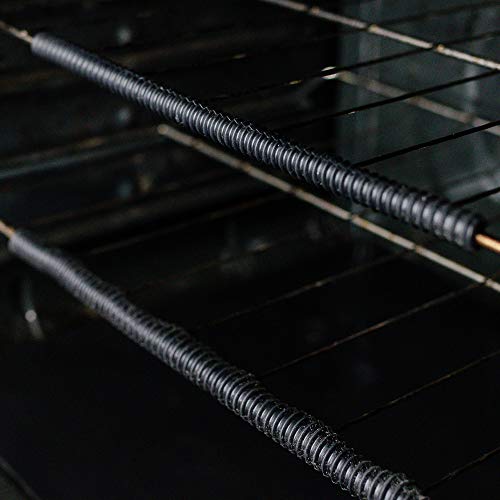 YHK Protector de rejilla de horno de silicona de paquete de 3 - Escudo de rejillas de metal resistente al calor - Accesorios inteligentes que protegen su brazo contra quemaduras en sus hornos