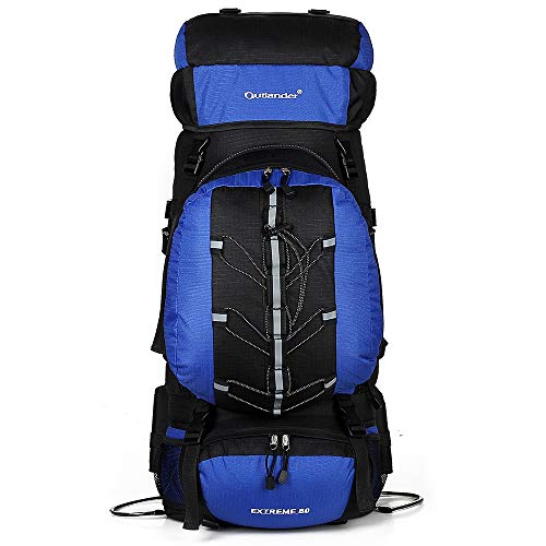 YI-WAN Carga aligeramiento Bolsa de montañismo Deportivo for Hombres y Mujeres Bolsa de montañismo Molecular extraíble for Actividades al Aire Libre de Gran Capacidad (Color : Blue)