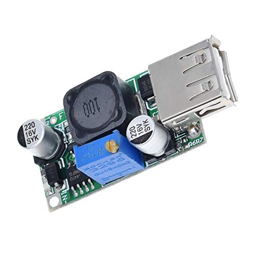 YI-WAN Piezas de adaptación DC-DC convertidor del Alza 3V hasta 5V for 9V 2A Tensión de Salida USB Paso hasta Litio batería de Refuerzo Accesorio del módulo