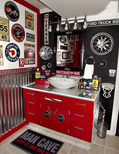 Yilooom Cartel de Metal Arcade Room Video Games Penny Coin Operated Gamer Gaming Machine Coin-Op Vintage 80'S Garage Man Cave Placa de Aluminio, Metal, 12 x18 Inches (30 x 45cm)