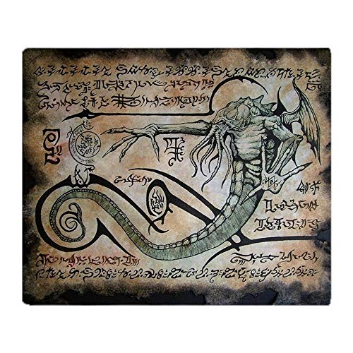 YISUMEI - Manta de forro polar suave, inspirada en Los rituales de Cthulhu, manta adecuada para sofá o cama, algodón mixto, Color1, 150 x 200 cm