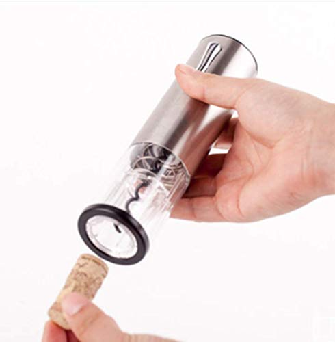 Y&J El abrebotellas eléctrico para Vino, el Cortador de Papel de Aluminio Desmontable inalámbrico automático, el tapón de vacío y el vertidor de inflador, Amantes del Vino