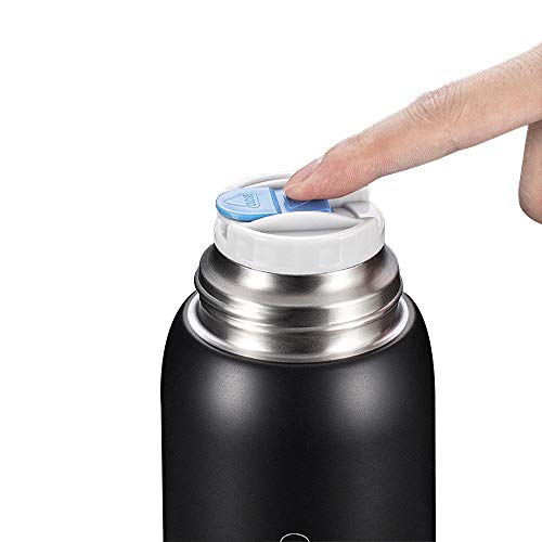 Y·J&H Termo de Vacío de Doble Pared,Botella de Agua Acero Inoxidable sin BPA,Botellas Frío/Caliente,Botellas Termica para Niños, Colegio, Oficina, Trekking - 650ml Champán Oro