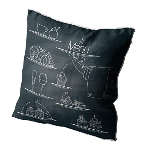 Y·JIANG - Funda de cojín para sofá, silla, dormitorio, 18 x 44 cm, 2 unidades