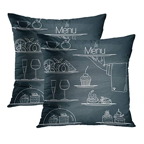 Y·JIANG - Funda de cojín para sofá, silla, dormitorio, 18 x 44 cm, 2 unidades