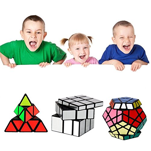 YKL WORLD YIKAILIN046FR - Juego de cubos, Multicolor, Paquete de 3 cubos