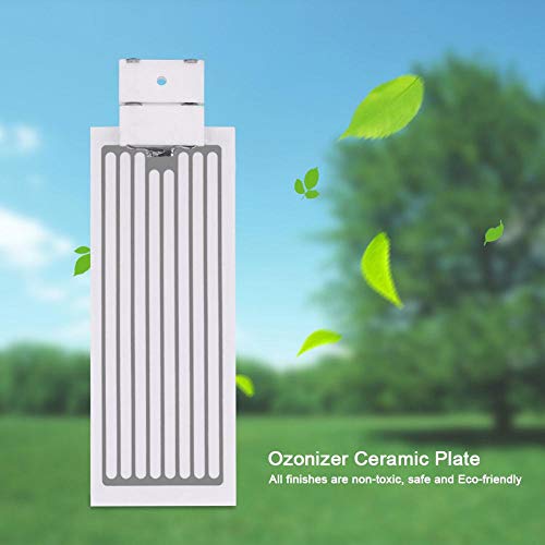 Ymiko Purificador de Aire Generador de ozono portátil Ozonizador Placa de cerámica Esterilizador de Aire Purificador Kit Calidad Duradera(5g)