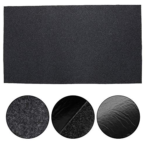 Ymiko Resistente al Fuego Barbacoa de Gas a Prueba de Calor Parrilla de Salpicaduras Mat Mat Patio Trasero Piso Alfombra Protectora Horno Protector Liner
