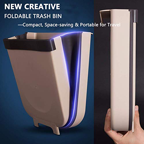YONEER Cubo Basura Cocina de la Cocina Bote de Basura Colgante Bote de Basura Plegable Cubo Basura Extraible