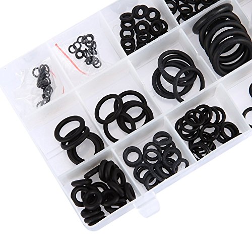 Yookay 225 piezas Kit de juntas tóricas juntas de arandelas reloj juntas Set