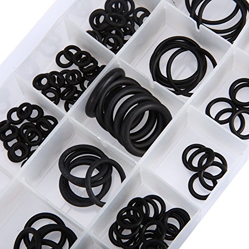 Yookay 225 piezas Kit de juntas tóricas juntas de arandelas reloj juntas Set